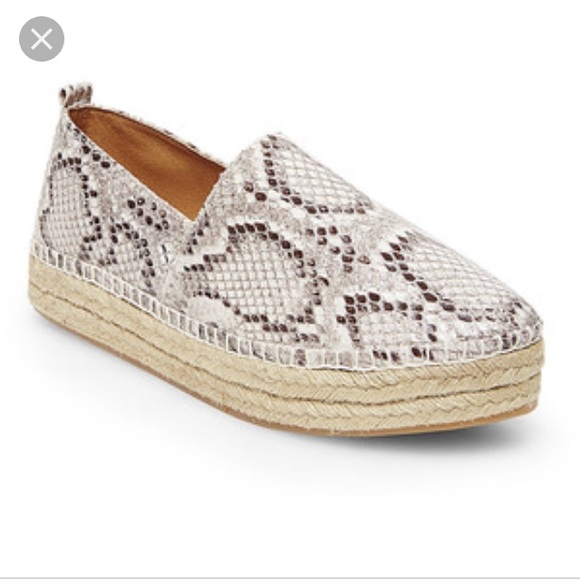 Steve madden snakeskin espadrilles Clearance